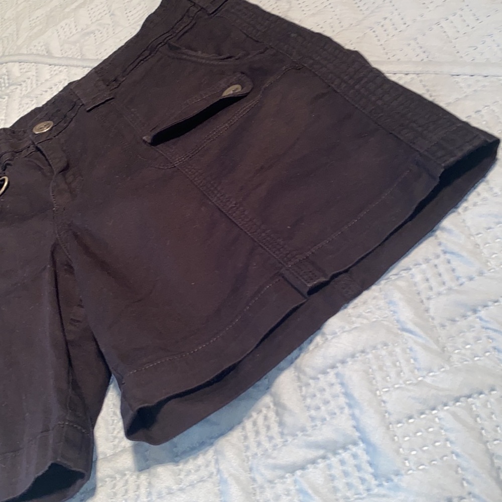 Style & Co women’s cotton pocket shorts black size 8 - Picture 3 of 8